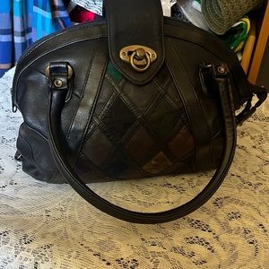 😄Vintage Patch Work Purse